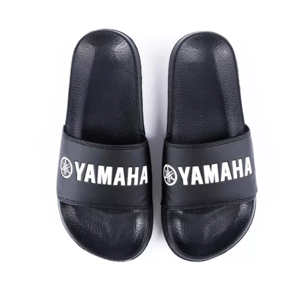 Yamaha Black Beach Sliders