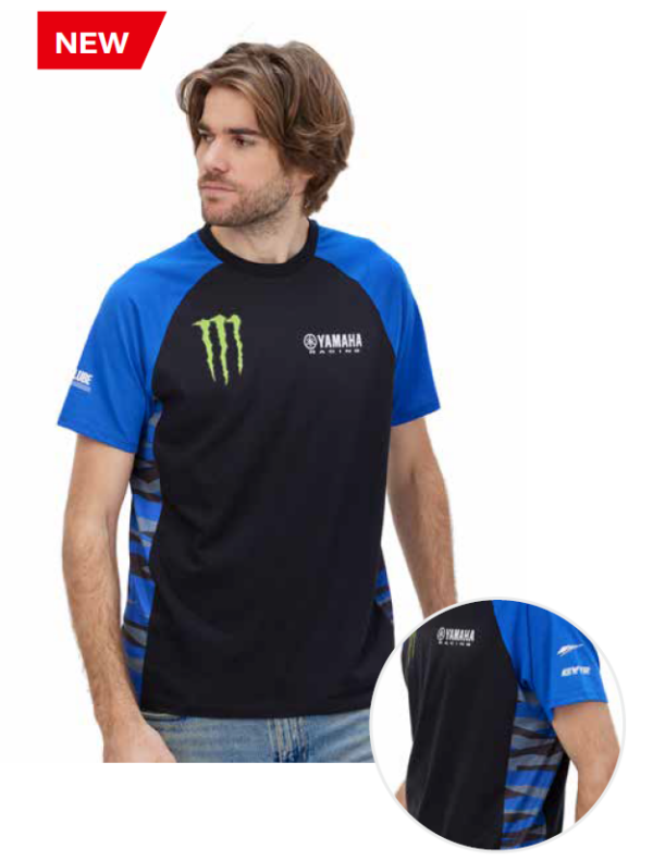 NEW 2024 Genuine Yamaha Men’s Monster Energy Racing Team VADODARA T- Shirt